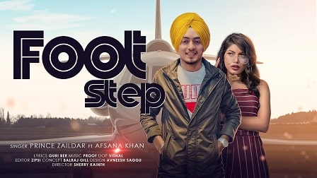 Foot Step Lyrics Prince Zaildar | Afsana Khan