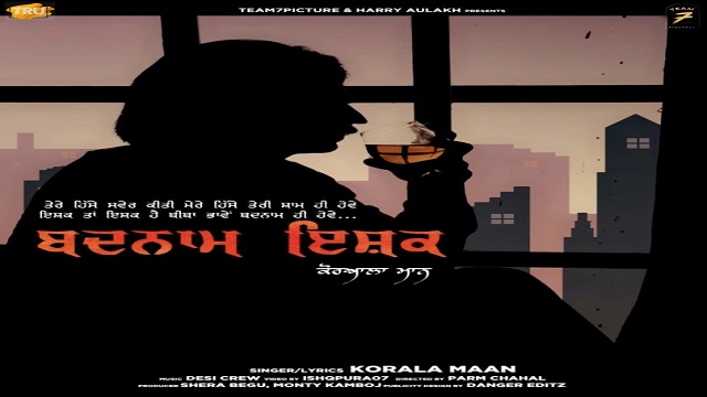 Badnaam Ishq Lyrics - Korala Maan