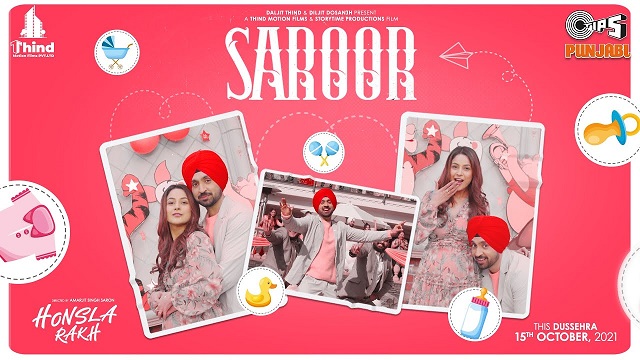 Saroor Lyrics Honsla Rakh | Diljit Dosanjh