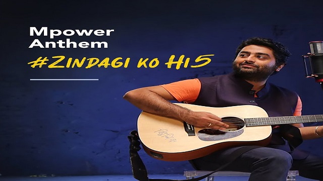 Zindagi Ko Hi5 (Mpower Anthem) Lyrics Arijit Singh