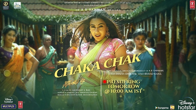 Chaka Chak Lyrics (Atrangi Re) - Shreya Ghoshal