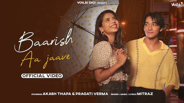 Baarish Aa Jaave Lyrics Mitraz | Pragati Verma