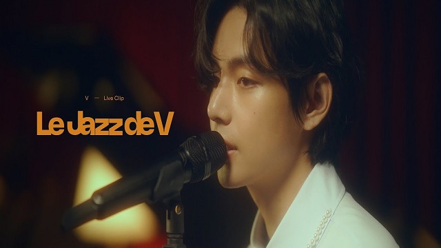 Le Jazz De Lyrics - V (BTS) | Live Clip