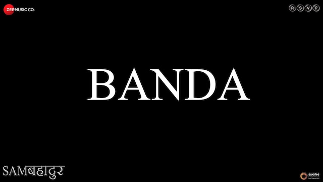 बंदा Banda Lyrics In Hindi (Sam Bahadur) - Shankar Mahadevan