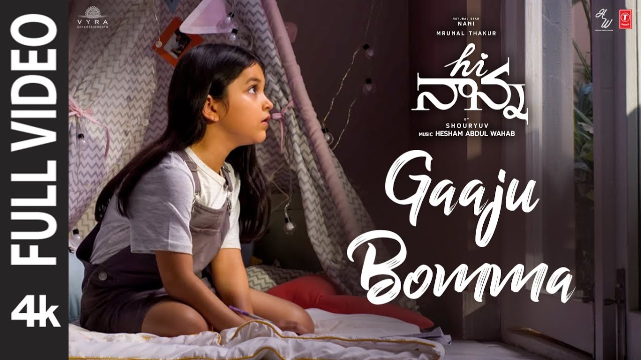 Gaaju Bomma Lyrics (Telugu) - Hi Nanna