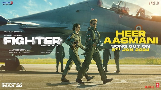 Heer Aasmani Lyrics In Hindi - Fighter