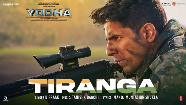 Tiranga Lyrics In Hindi (Yodha) - B Praak