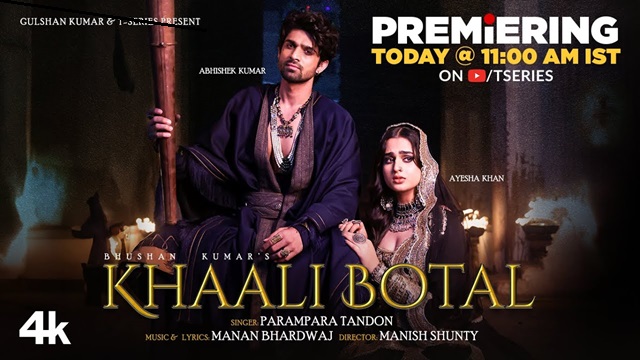 Khaali Botal Lyrics In Hindi - Parampara Tandon